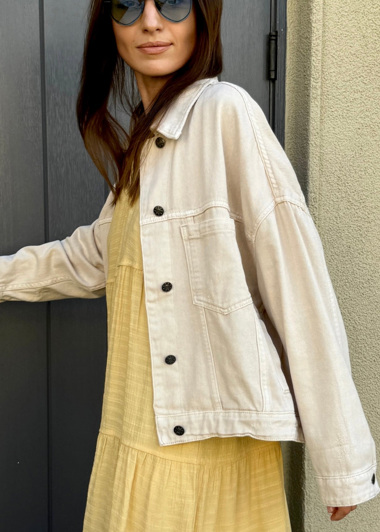 Miranda Swing Denim Jacket - alldeserved.com