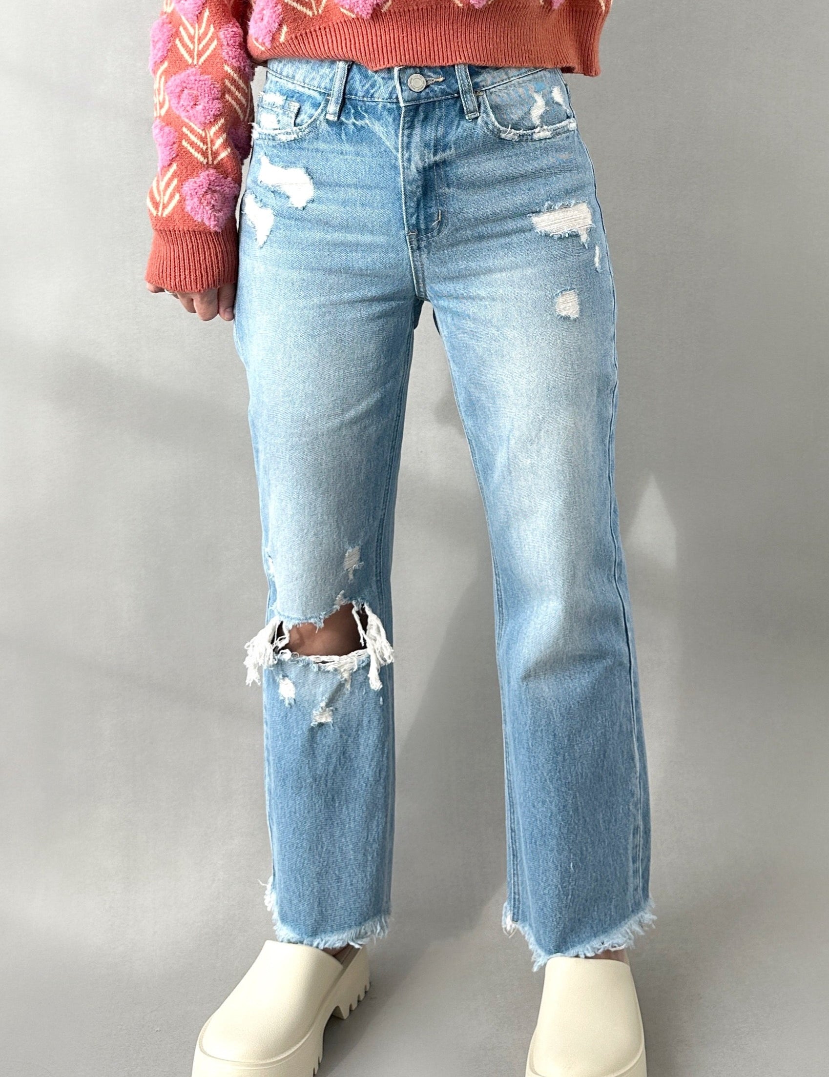 Ribbage Straight Ankle Jeans - alldeserved.com