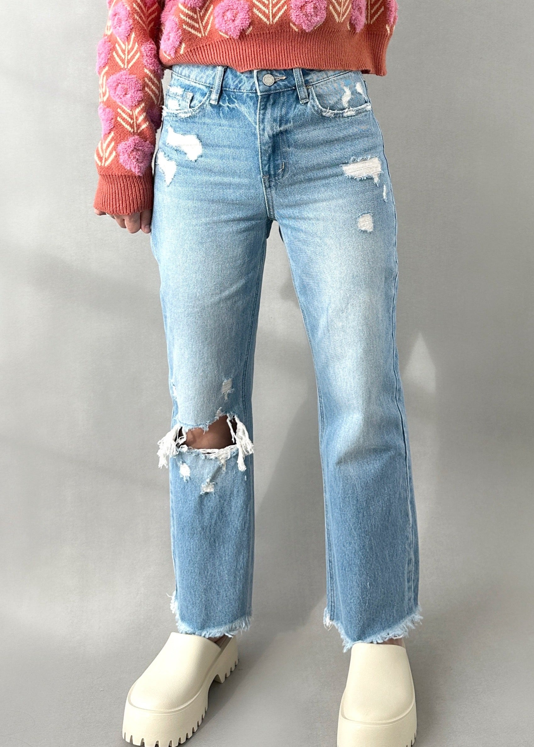 Ribbage Straight Ankle Jeans - alldeserved.com