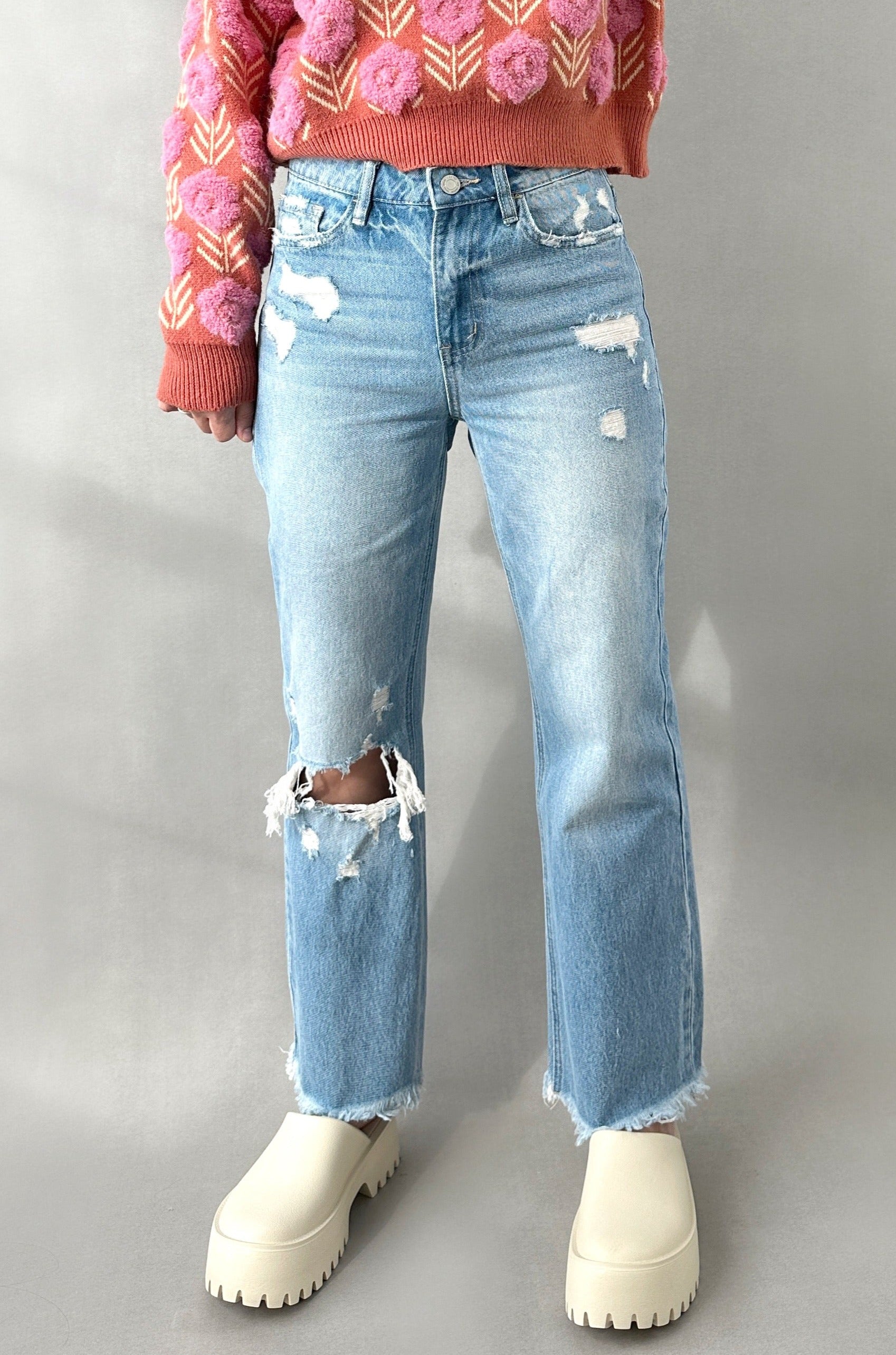 Ribbage Straight Ankle Jeans - alldeserved.com