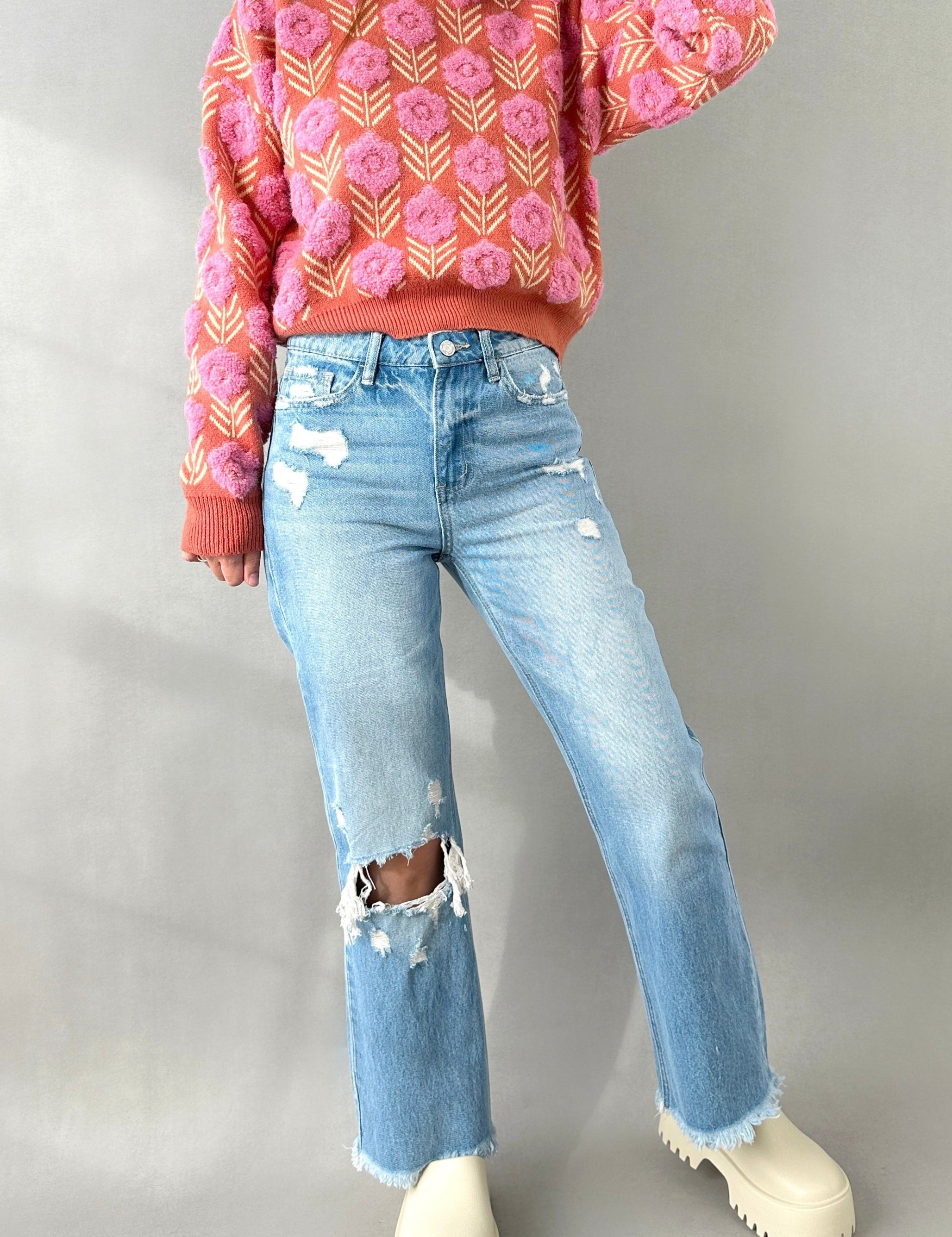 Ribbage Straight Ankle Jeans - alldeserved.com