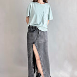 Raw Seamed Washed Tee - alldeserved.com