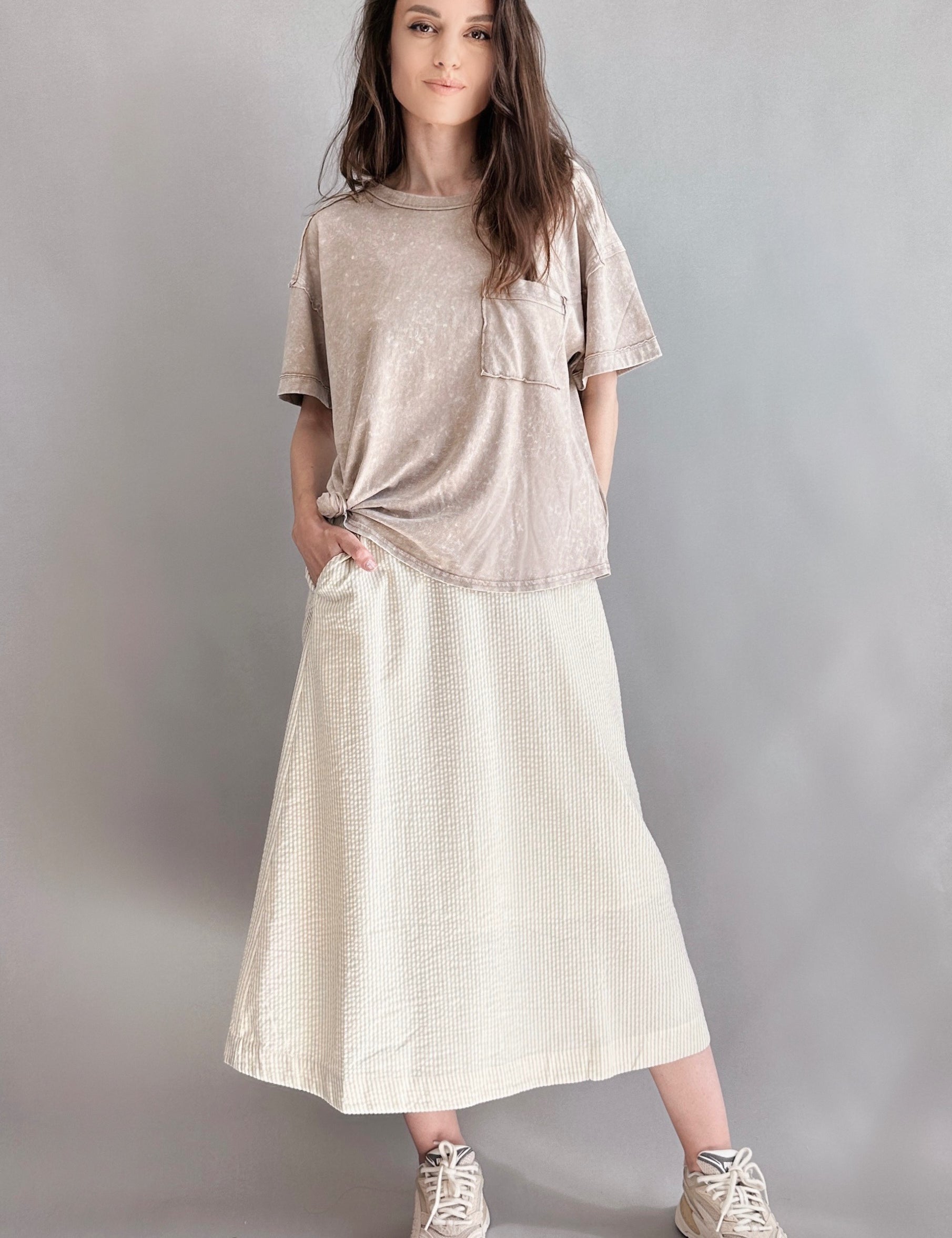 Raw Seamed Washed Tee - alldeserved.com