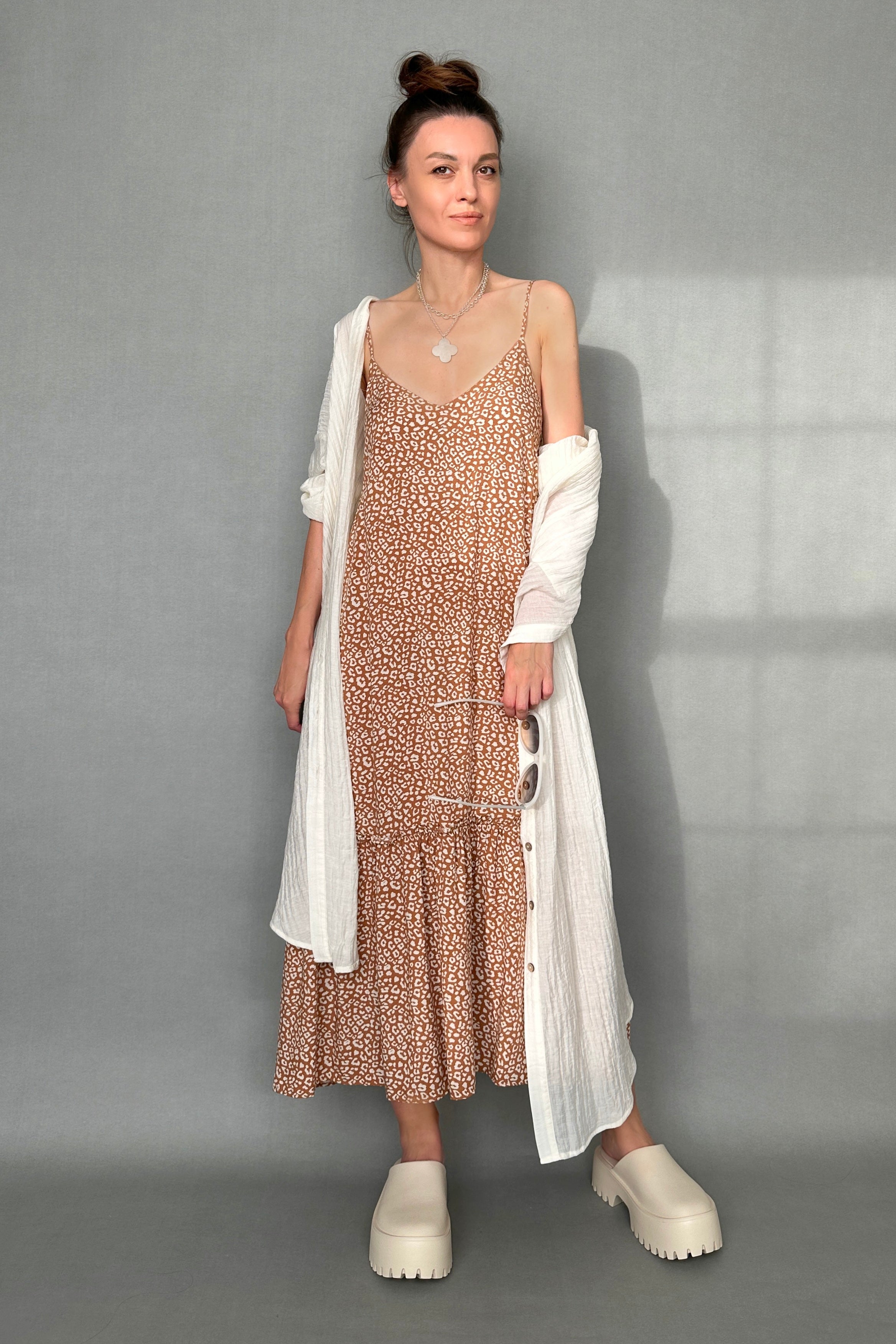 Leopard Print Maxi Dress - alldeserved.com