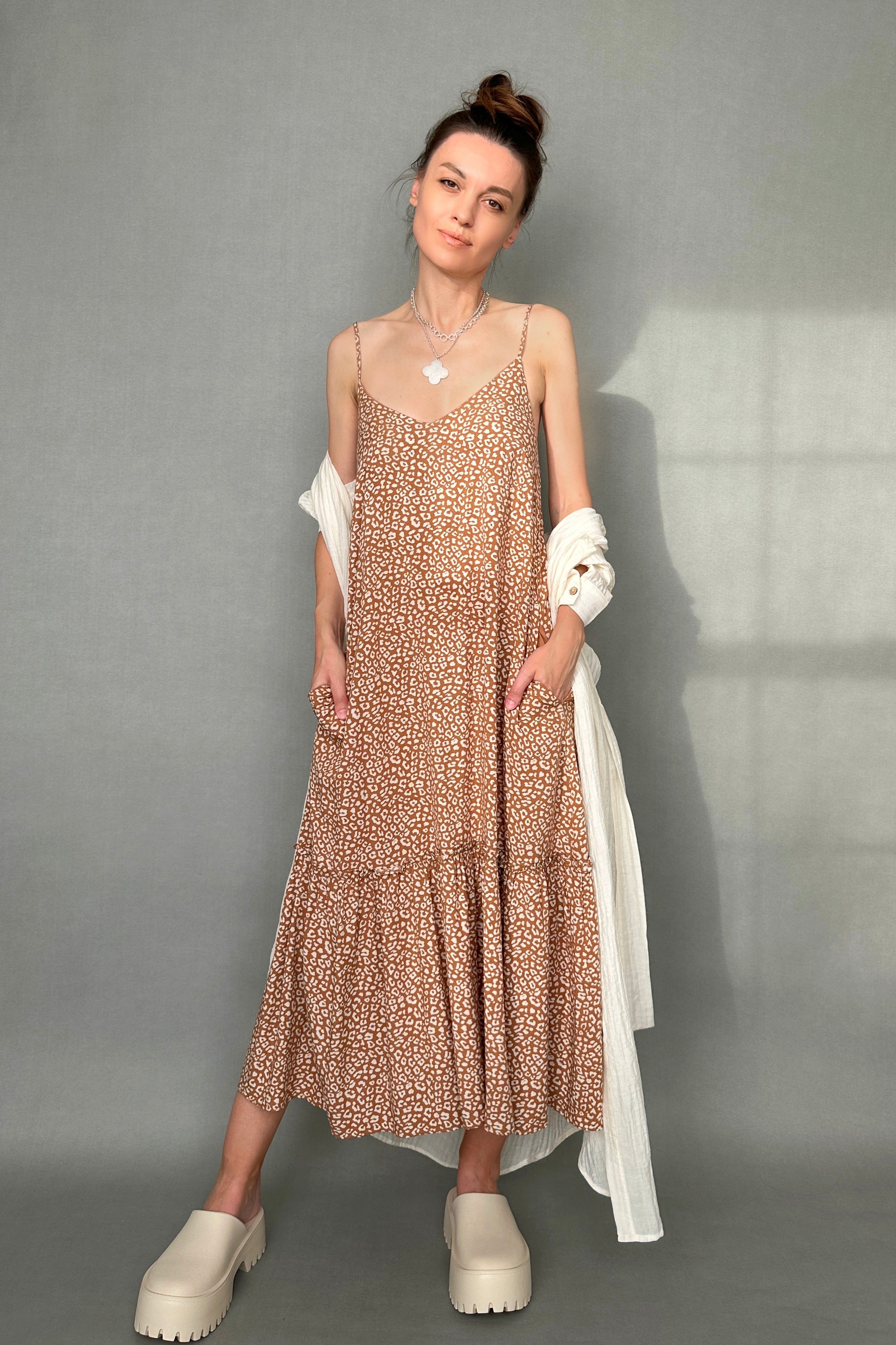 Leopard Print Maxi Dress - alldeserved.com