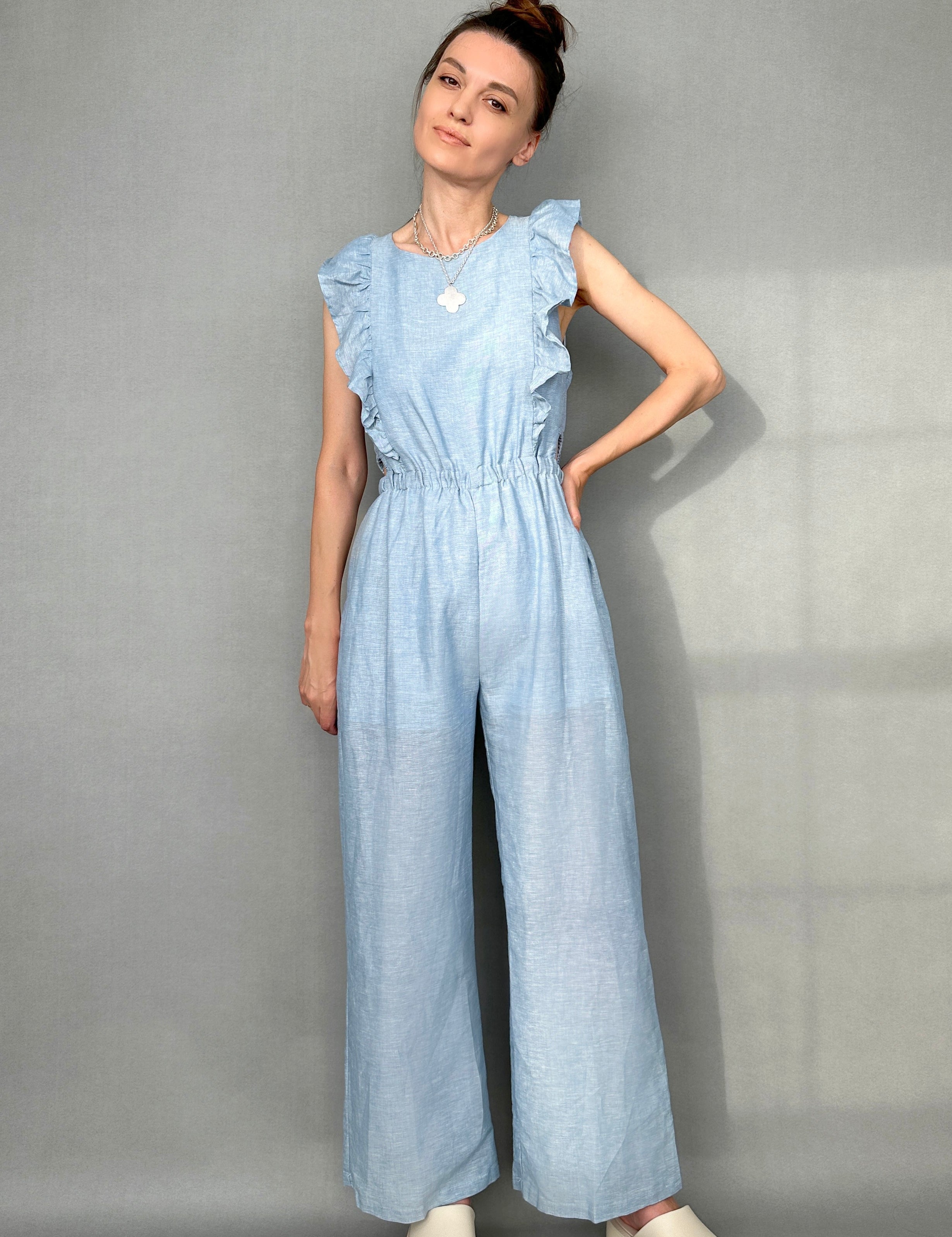 Blue Sky Jumpsuit - alldeserved.com