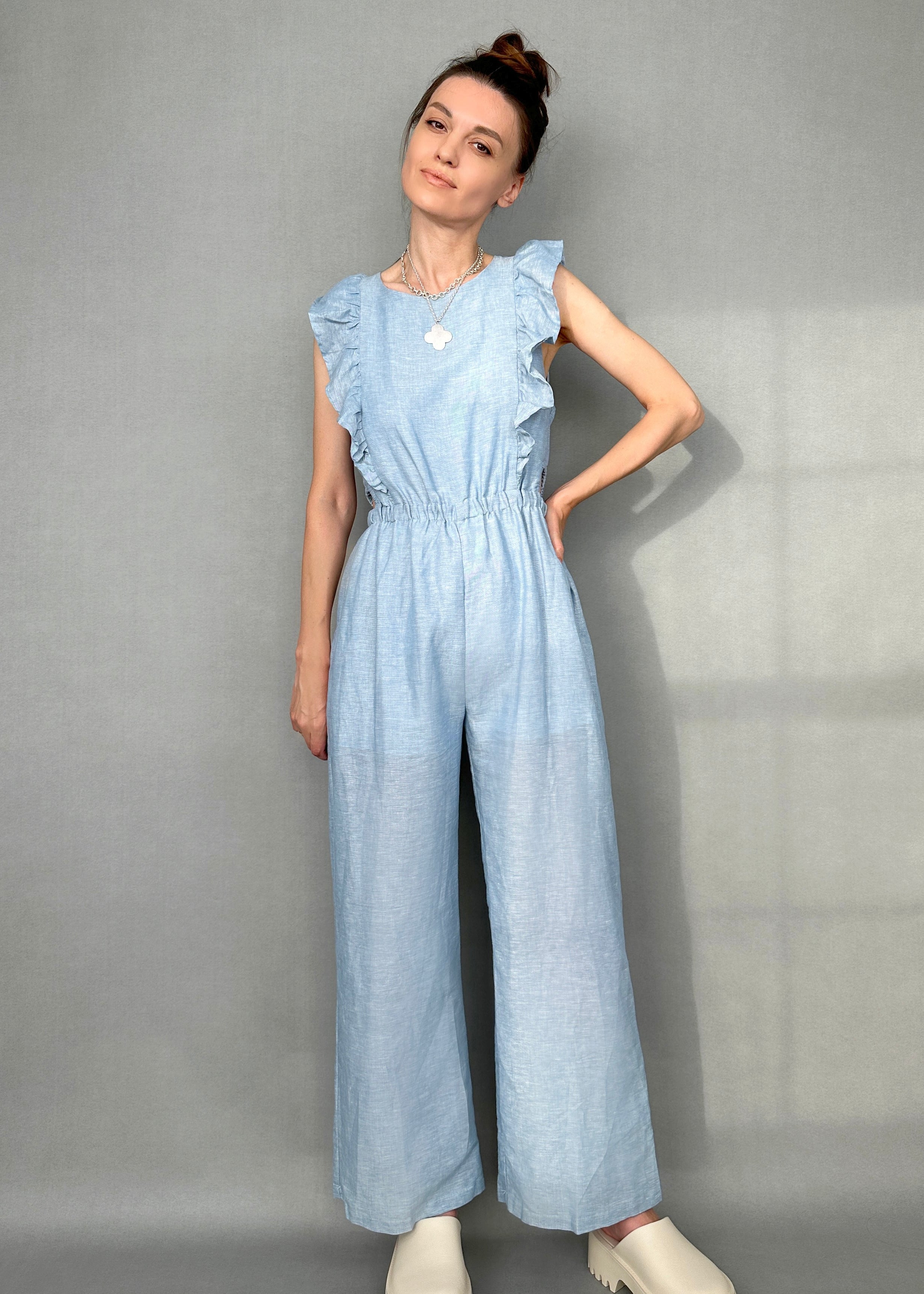 Blue Sky Jumpsuit - alldeserved.com