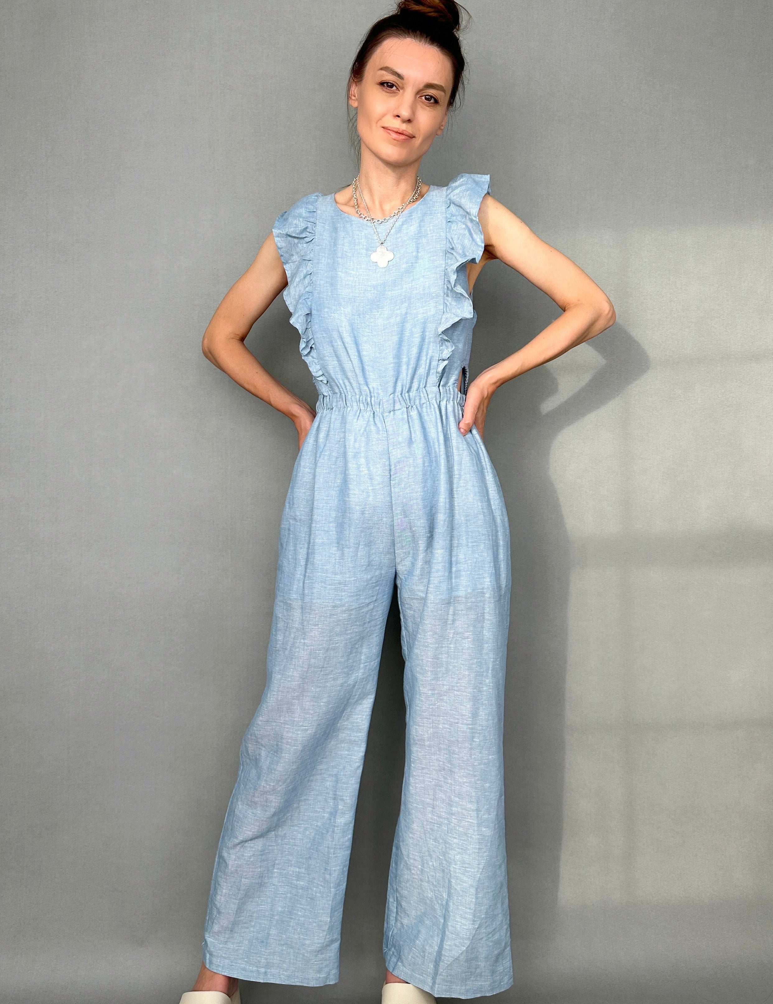 Blue Sky Jumpsuit - alldeserved.com