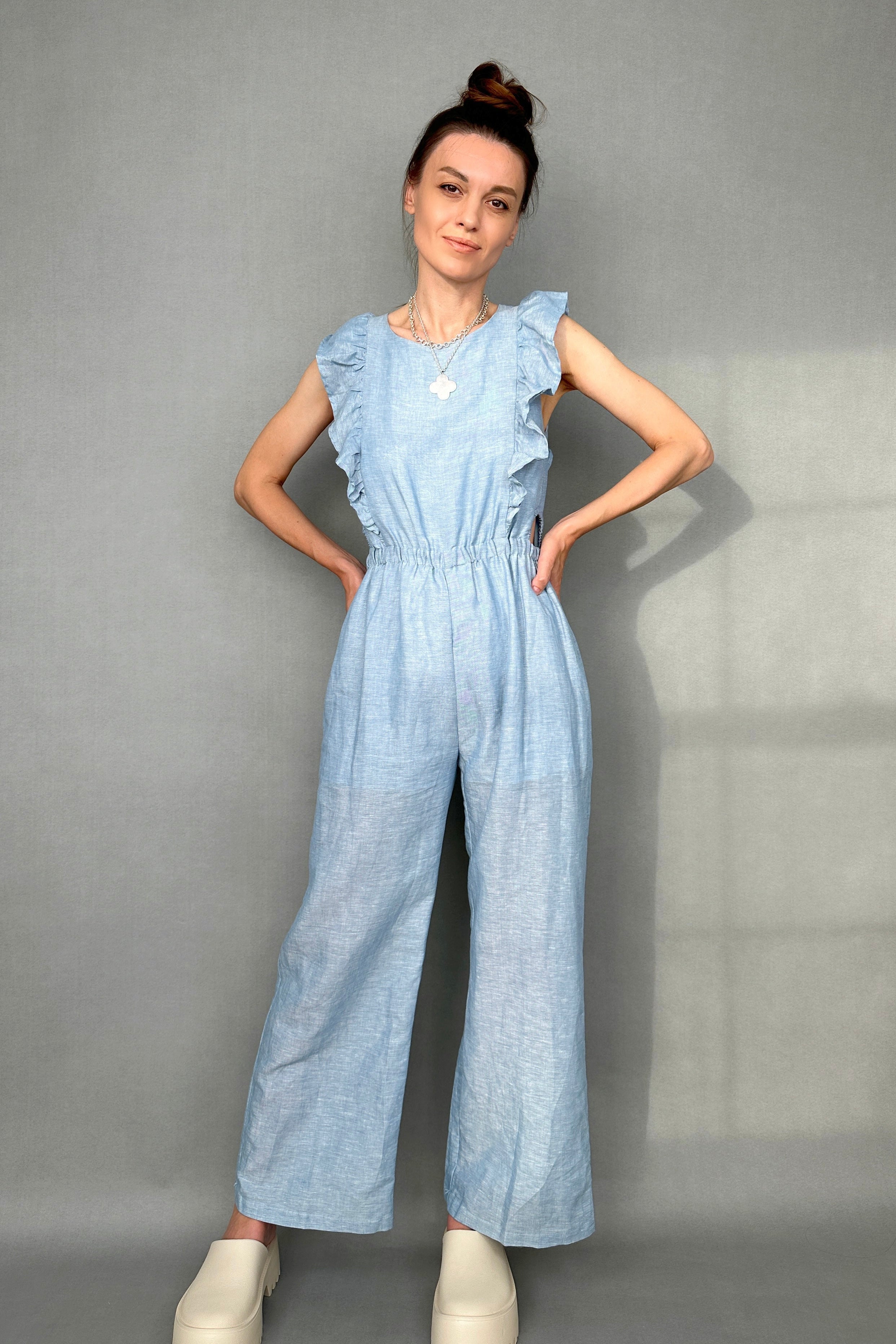 Blue Sky Jumpsuit - alldeserved.com
