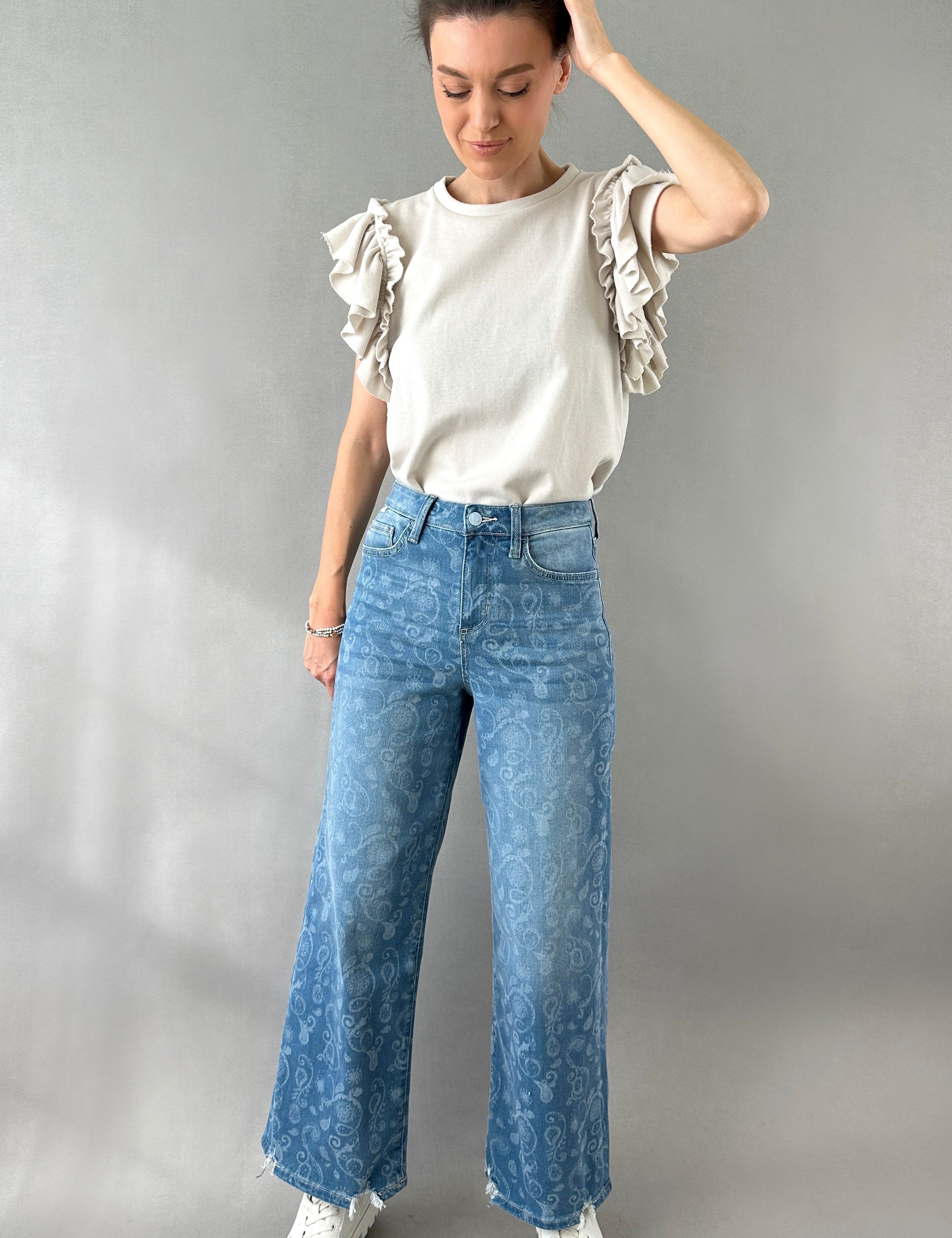 World Wide Leg Jeans - Paisley - alldeserved.com
