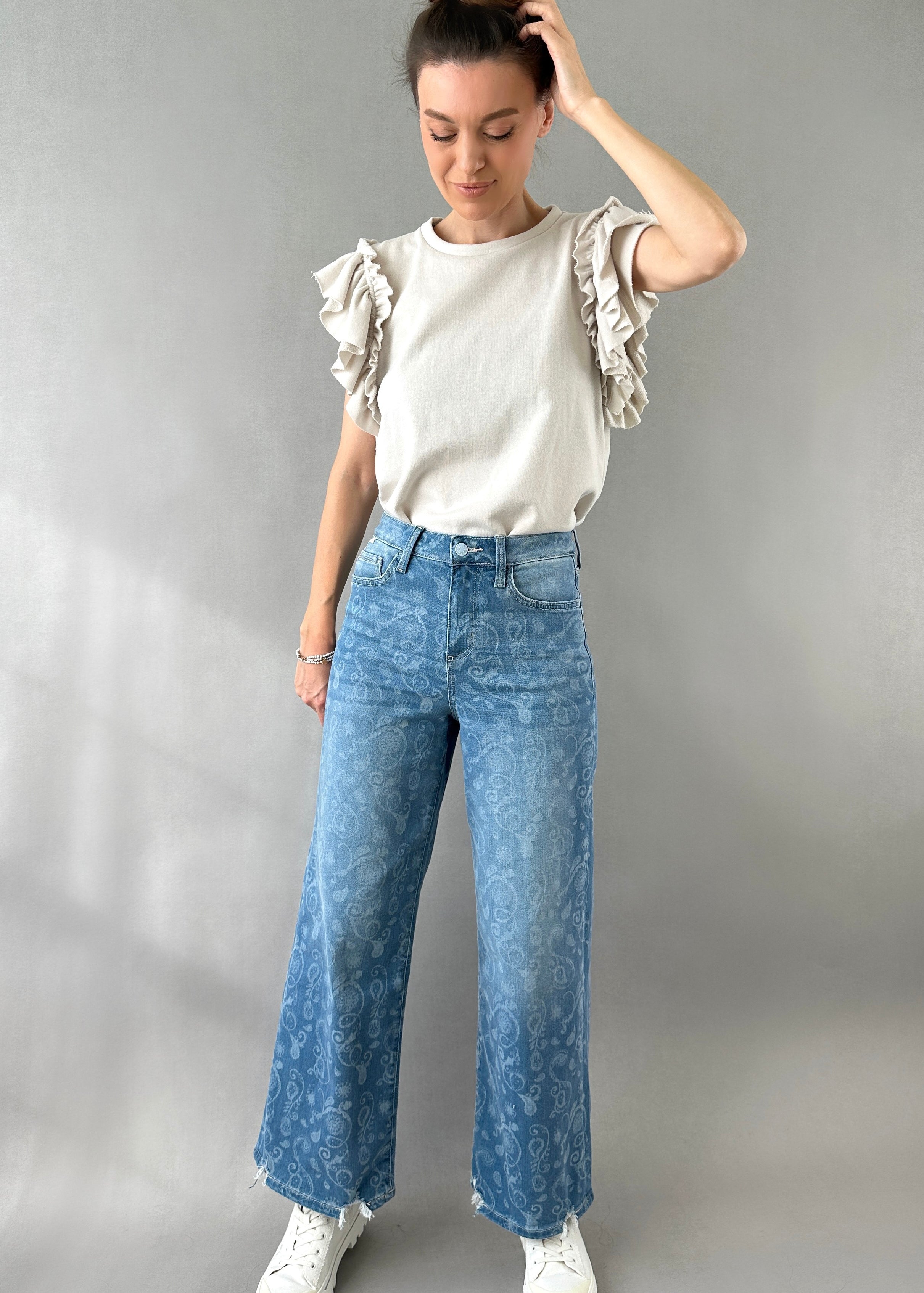 World Wide Leg Jeans - Paisley - alldeserved.com