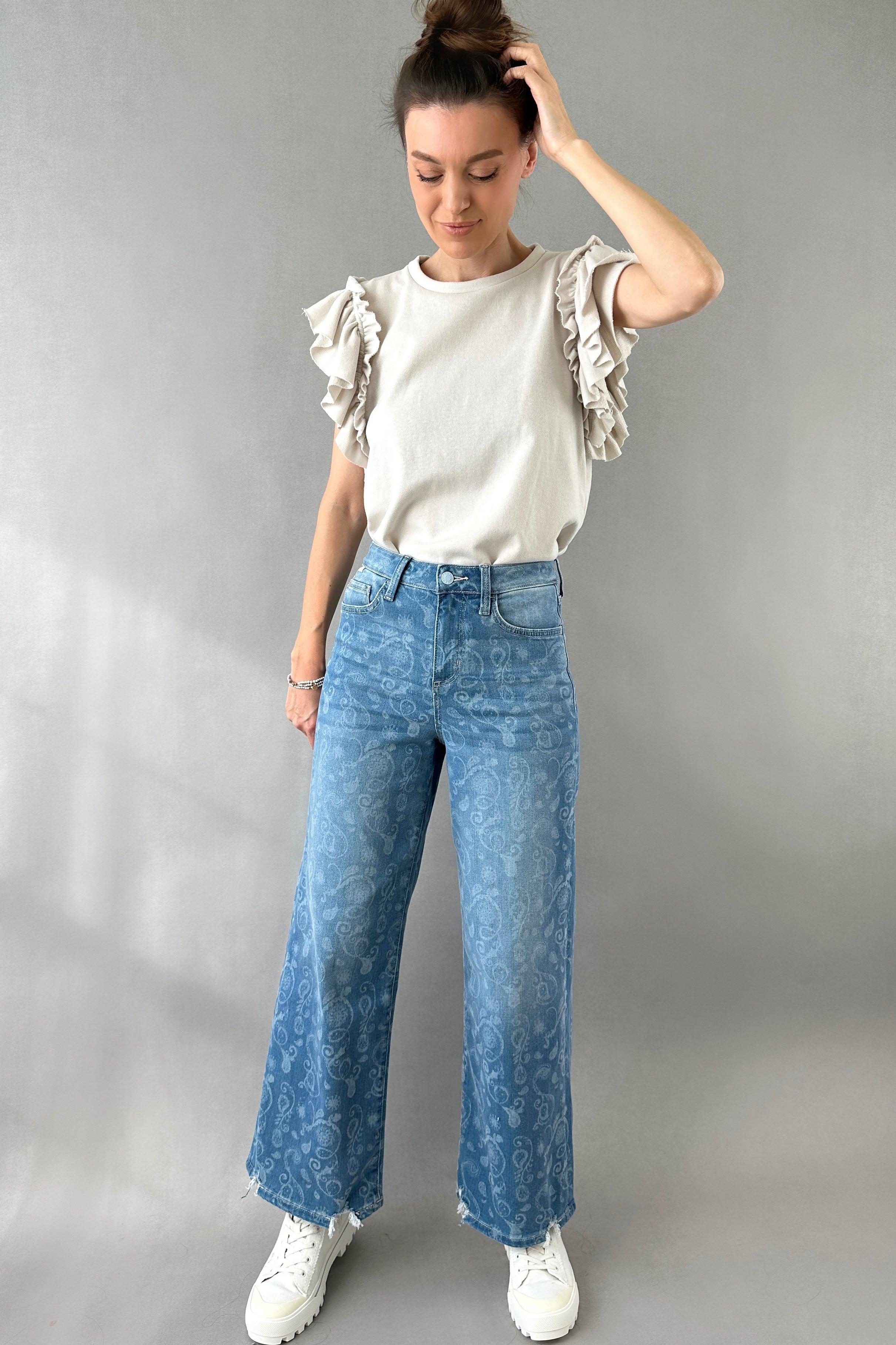 World Wide Leg Jeans - Paisley - alldeserved.com