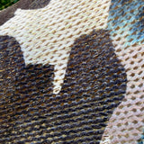 Livia Made in Italy Batwing Printed Sweater -  Abstract Leopard Multi