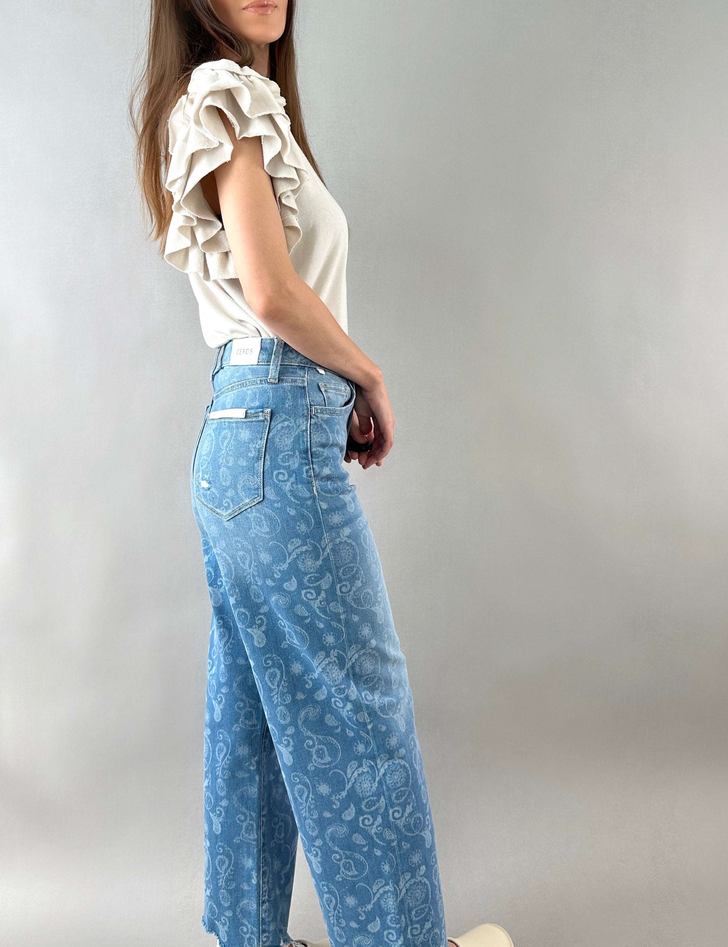 World Wide Leg Jeans - Paisley - alldeserved.com