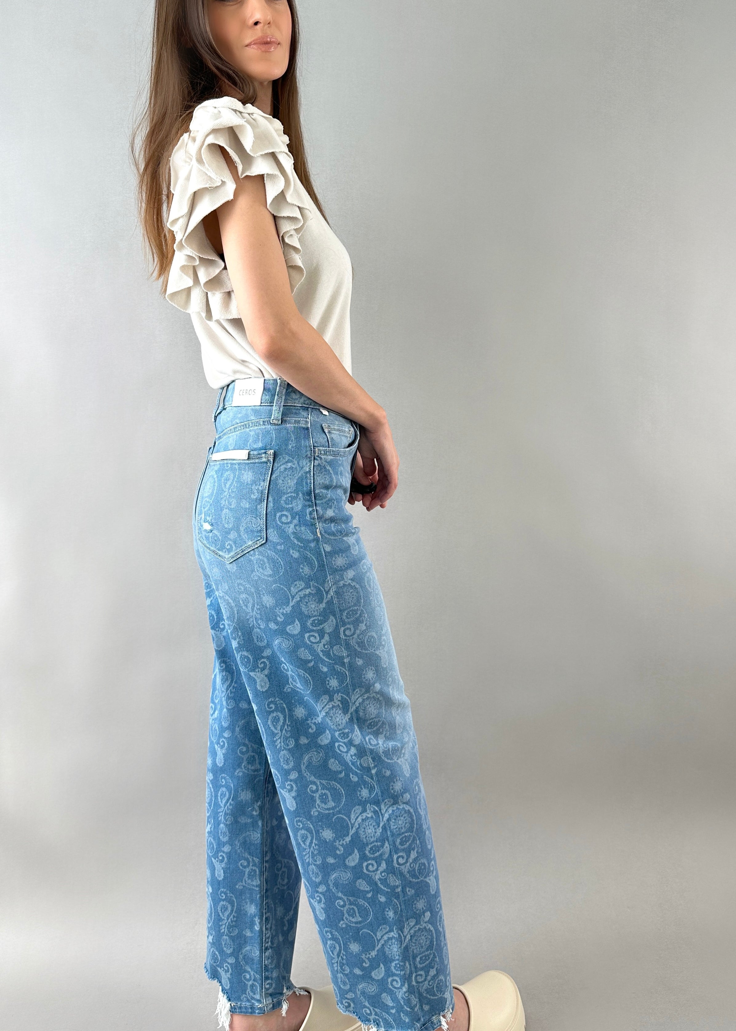 World Wide Leg Jeans - Paisley - alldeserved.com