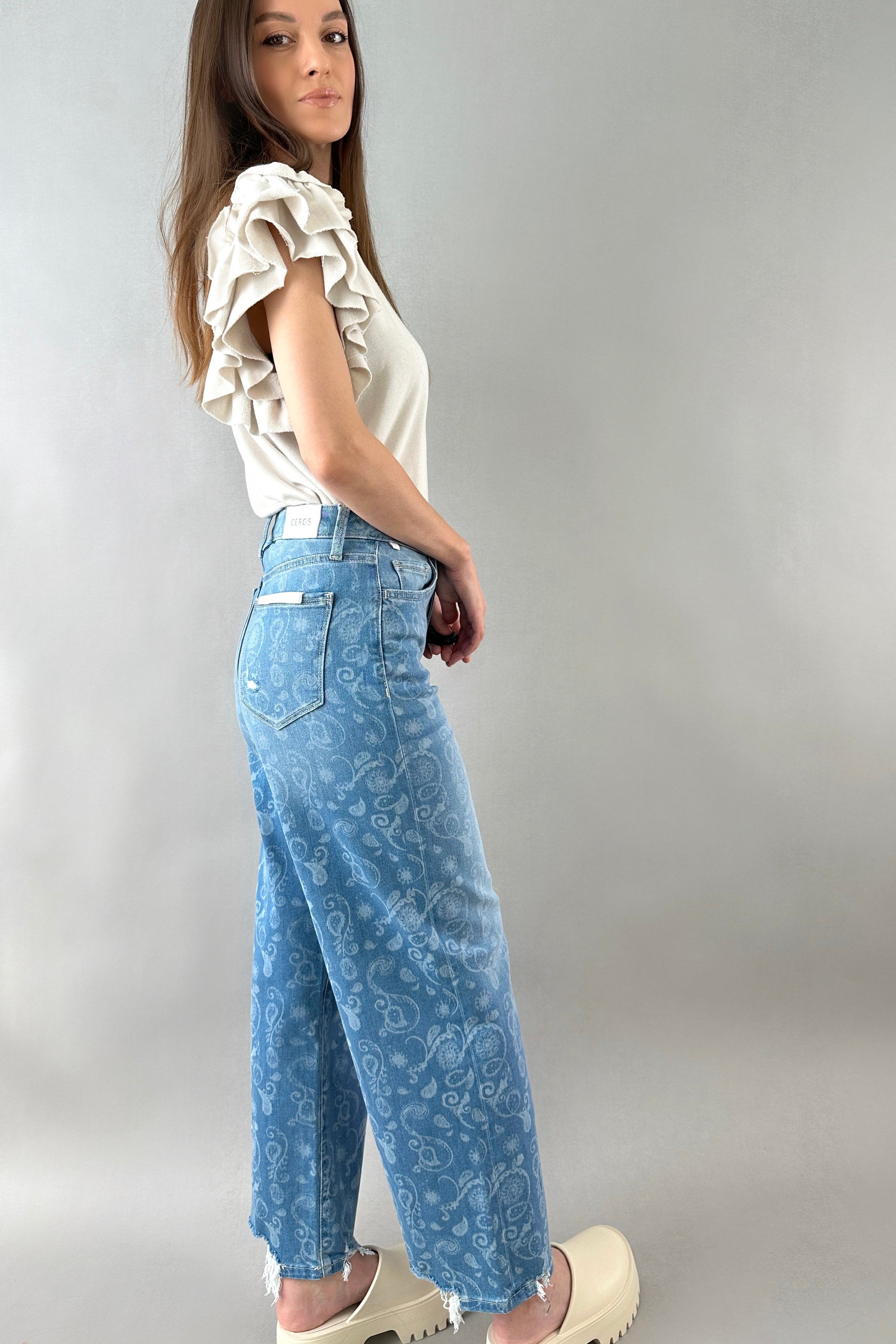 World Wide Leg Jeans - Paisley - alldeserved.com