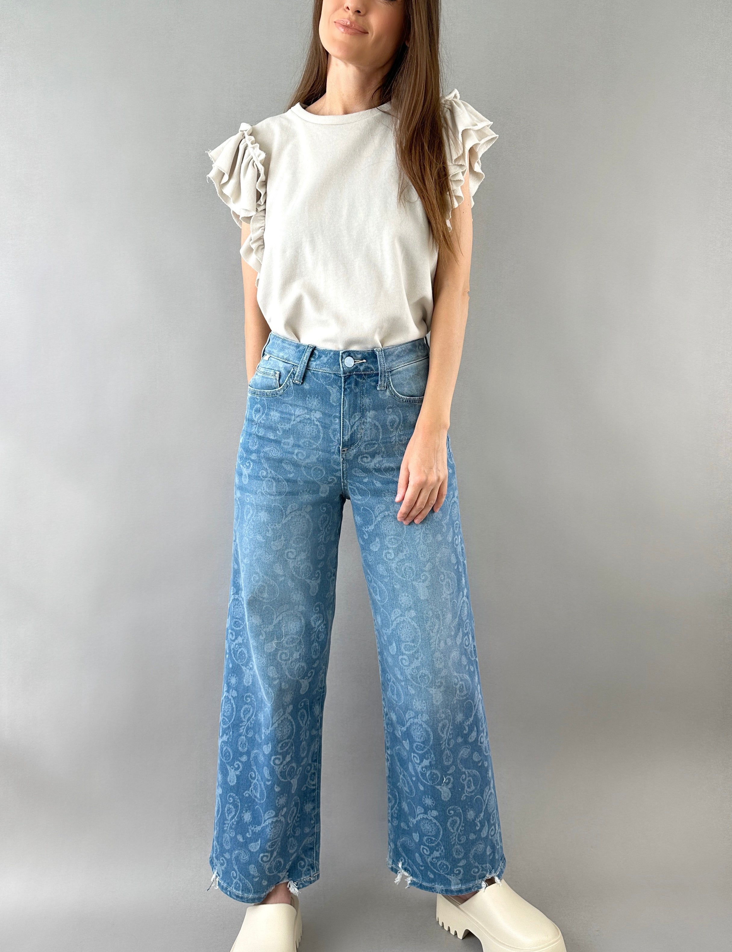 World Wide Leg Jeans - Paisley - alldeserved.com