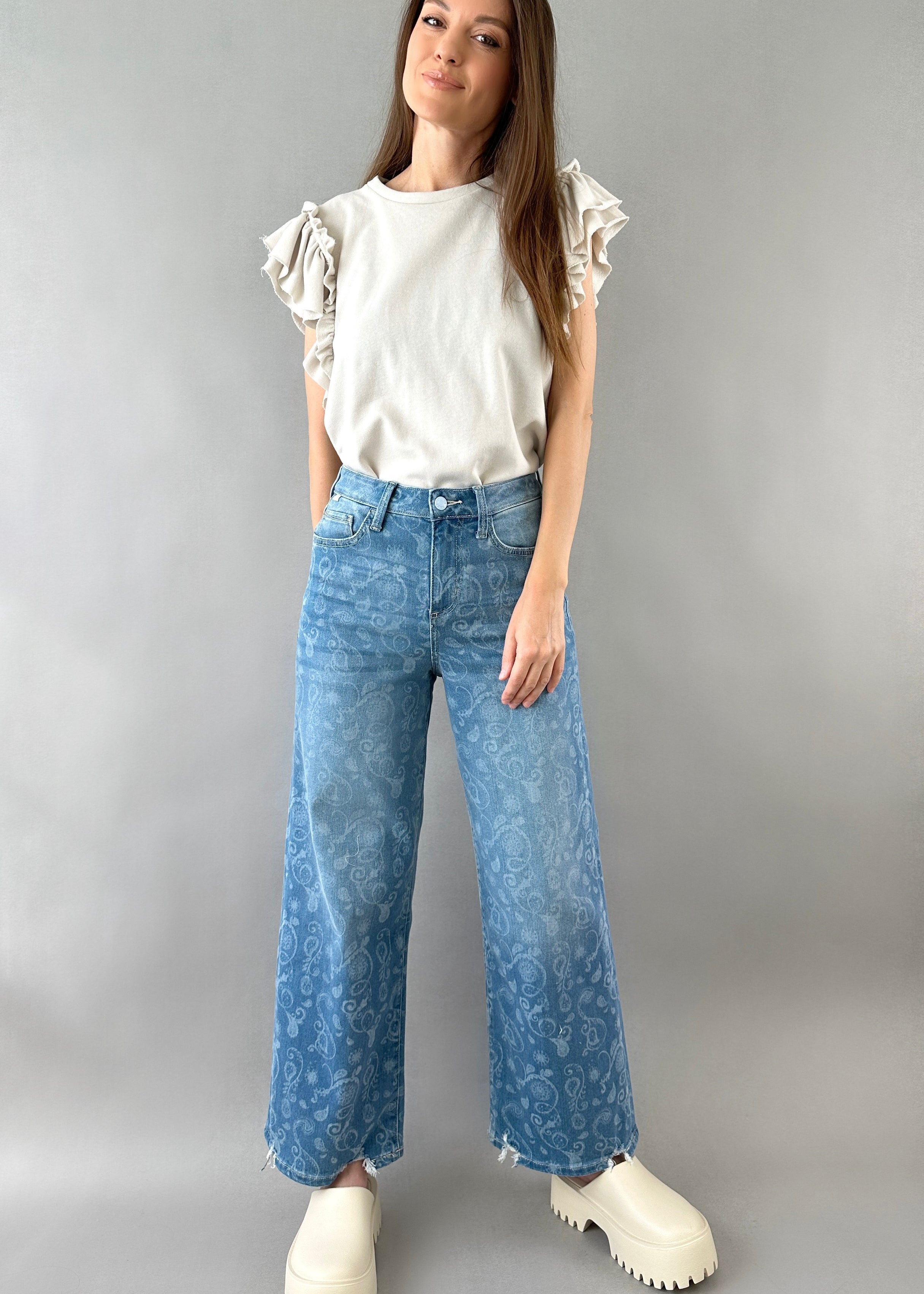 World Wide Leg Jeans - Paisley - alldeserved.com