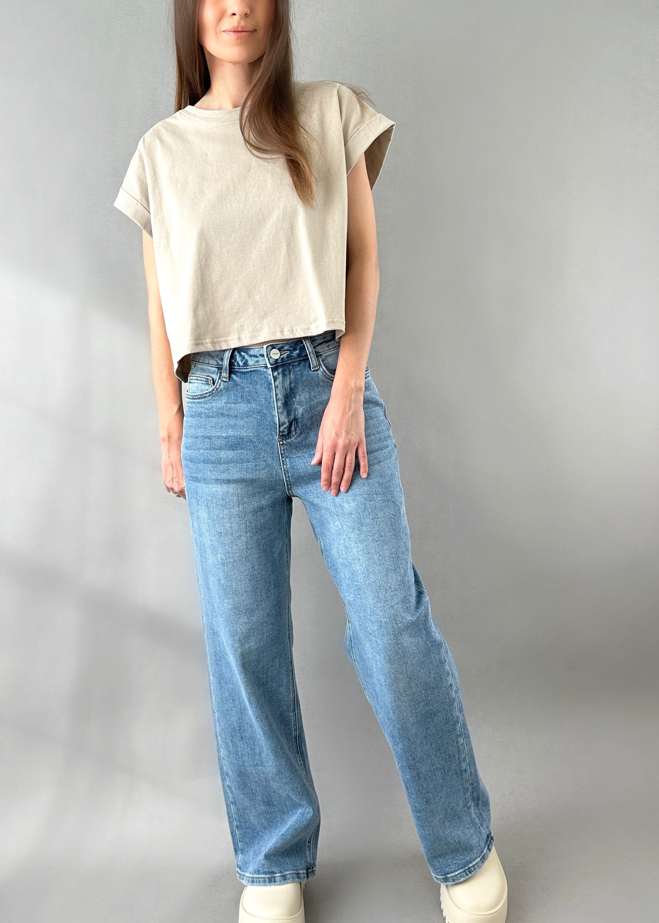 Olivia High Rise Wide Leg Jeans - alldeserved.com