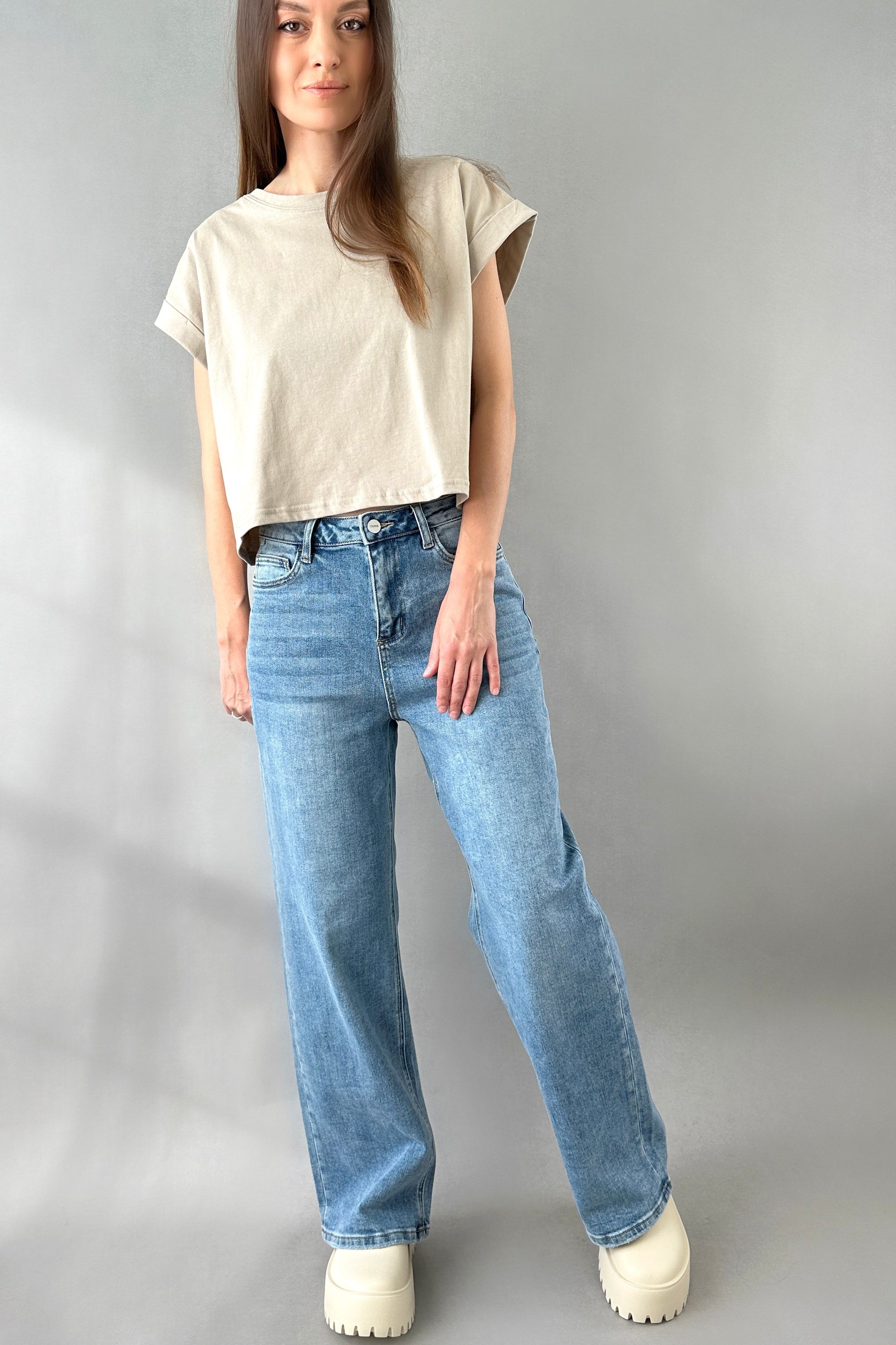 Olivia High Rise Wide Leg Jeans - alldeserved.com