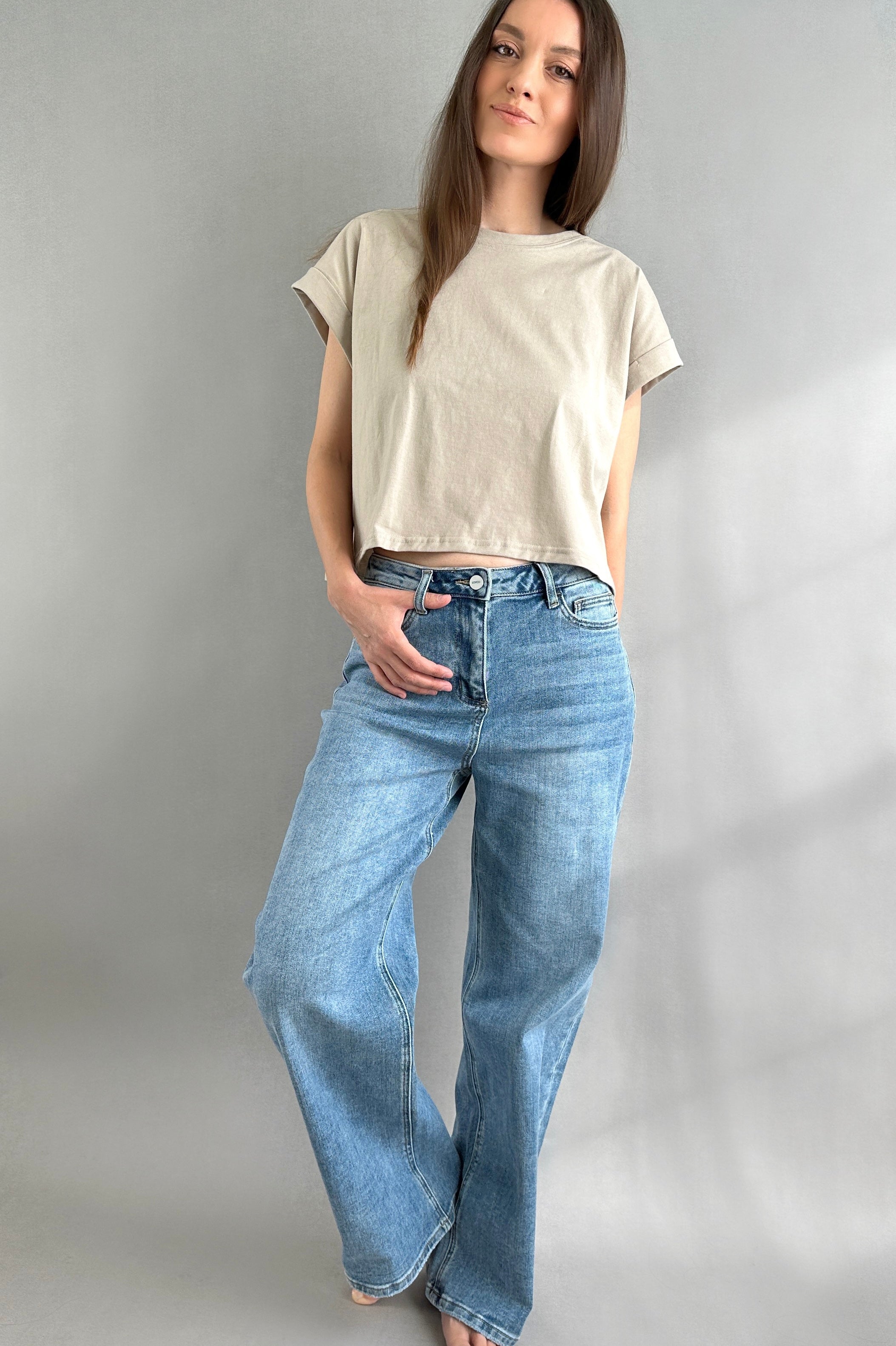 Olivia High Rise Wide Leg Jeans - alldeserved.com