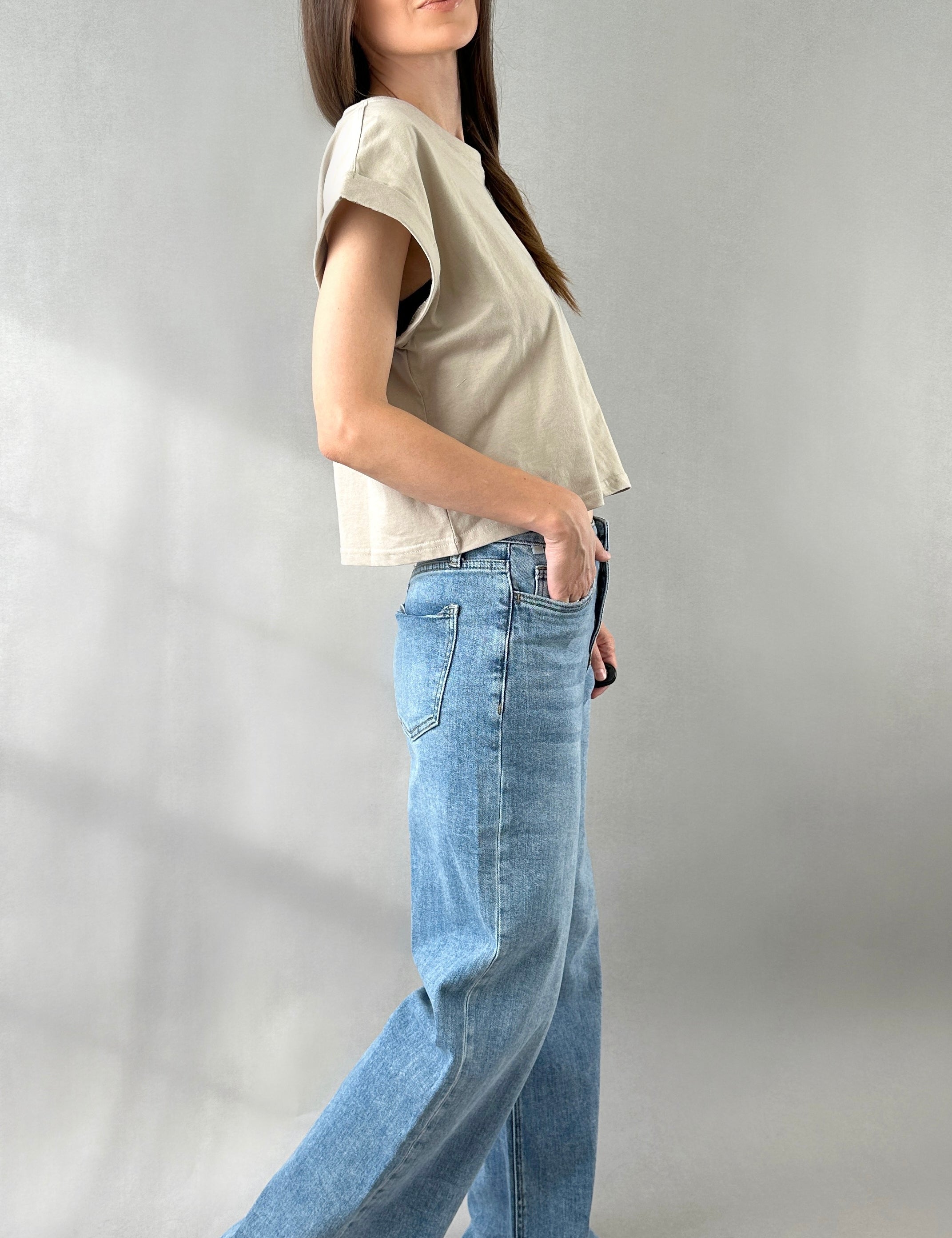 Olivia High Rise Wide Leg Jeans - alldeserved.com