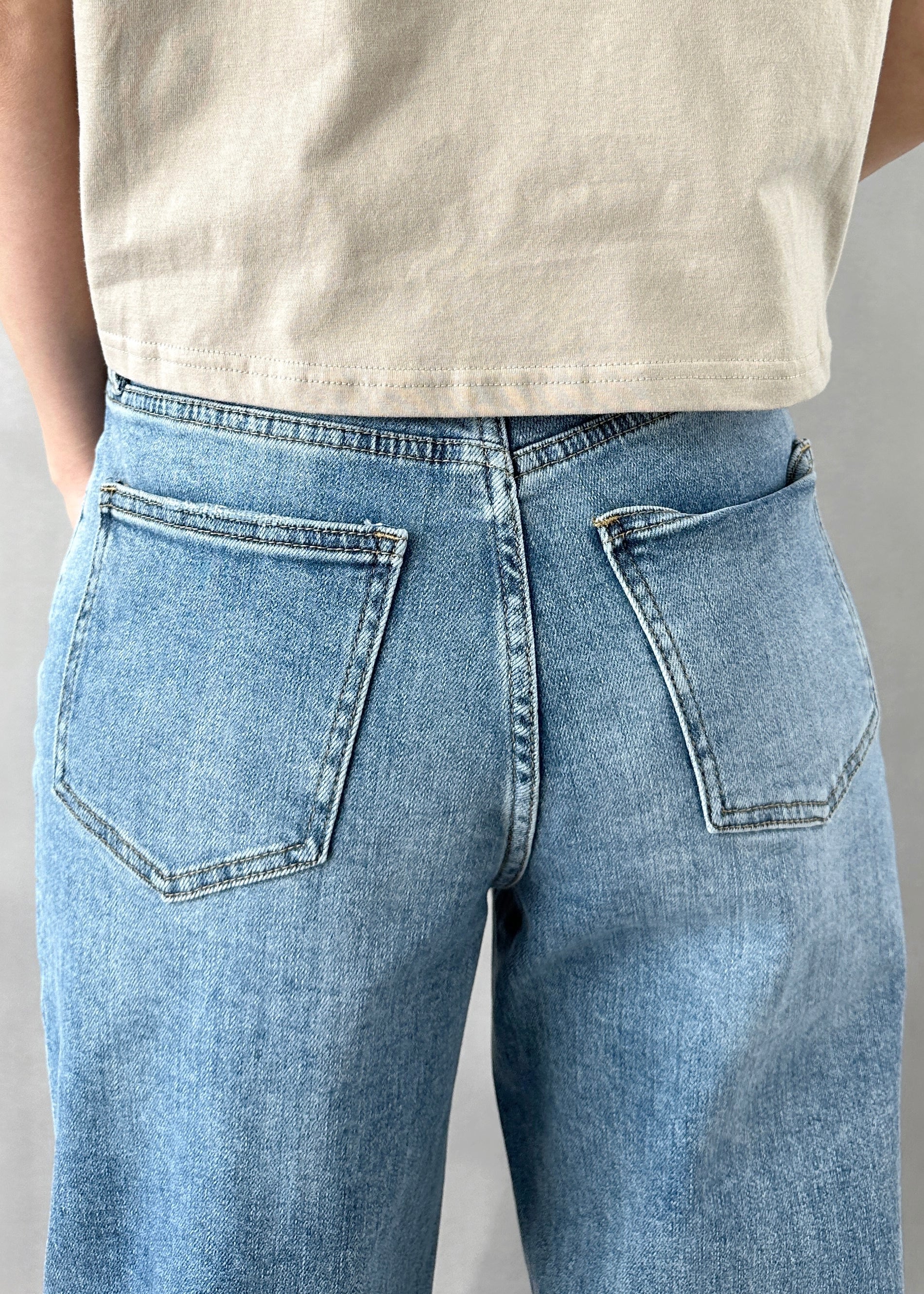 Olivia High Rise Wide Leg Jeans - alldeserved.com