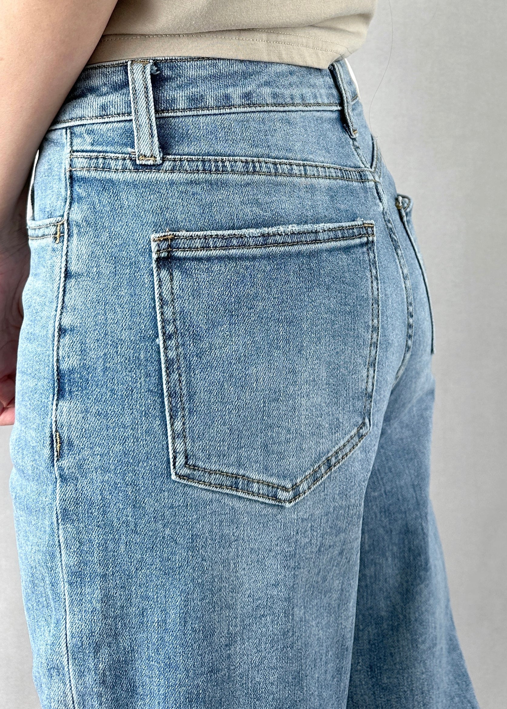 Olivia High Rise Wide Leg Jeans - alldeserved.com