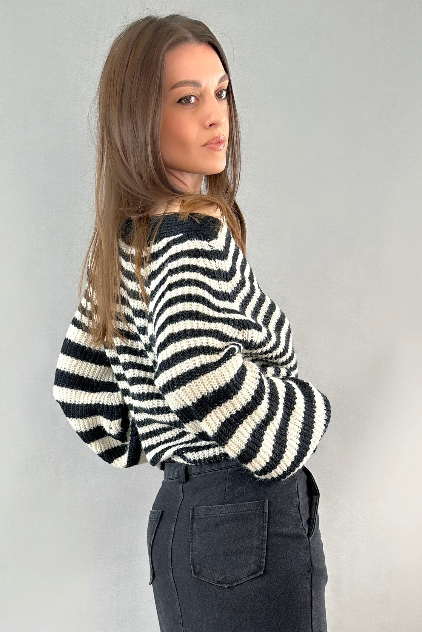 Gerda Striped Cardigan - alldeserved.com