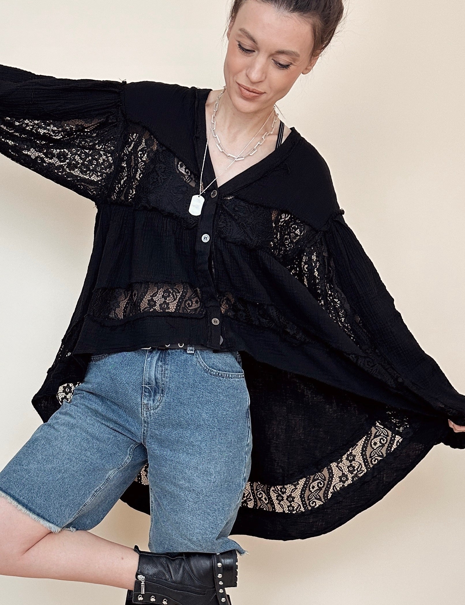 Walk In The Clouds Blouse - alldeserved.com