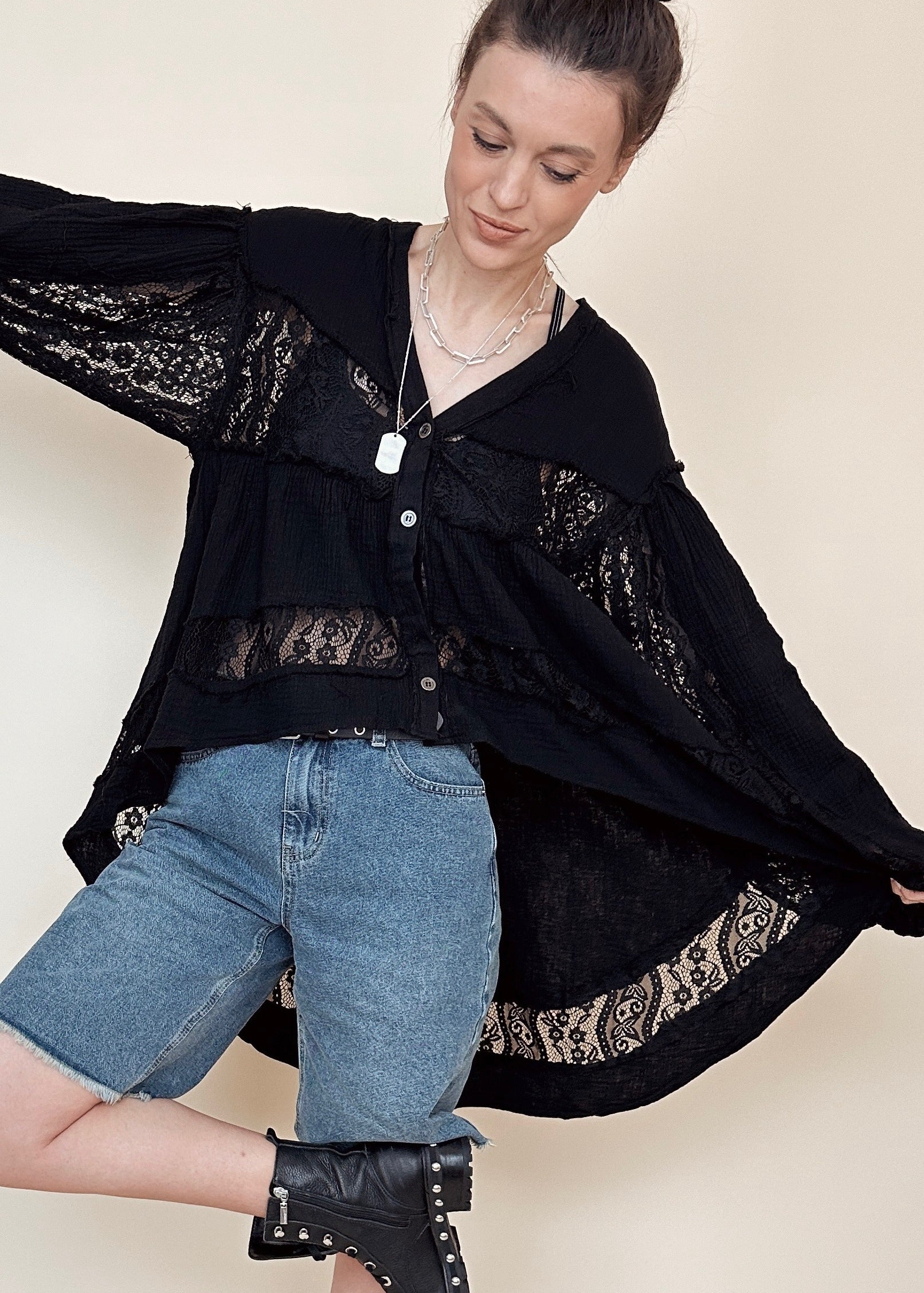 Walk In The Clouds Blouse - alldeserved.com