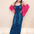 Reform Denim Bodycon Midi Dress - alldeserved.com