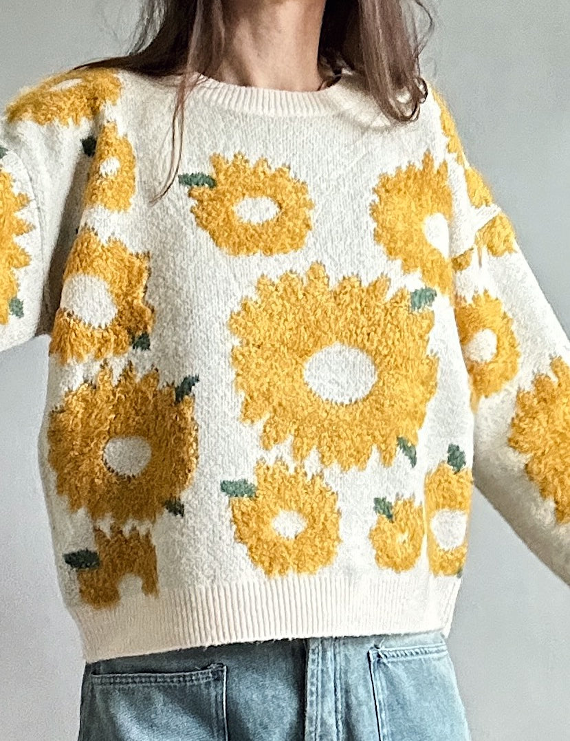 Harvest Bloom Knit Sweater - alldeserved.com