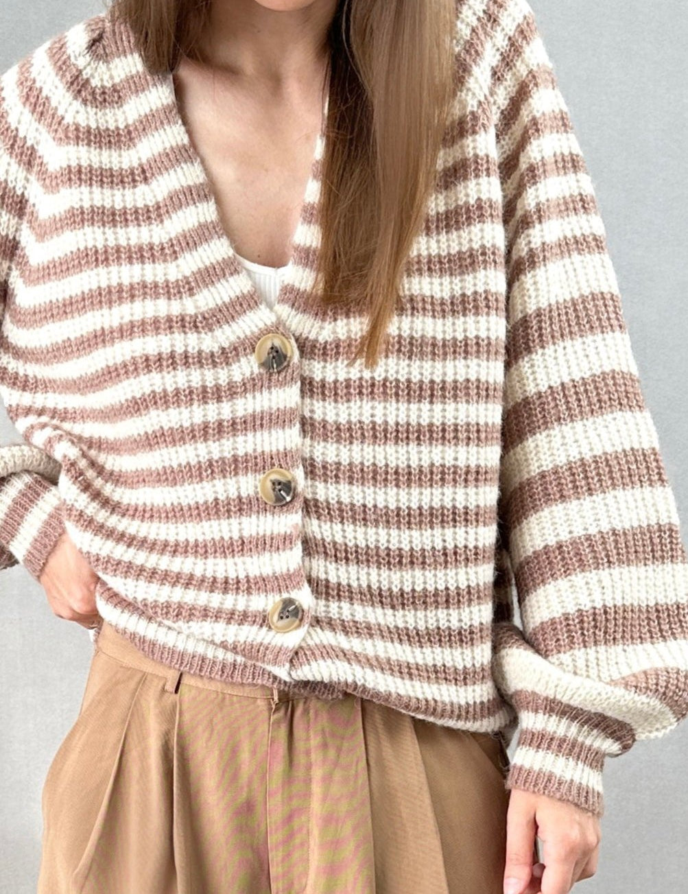 Gerda Striped Cardigan - alldeserved.com
