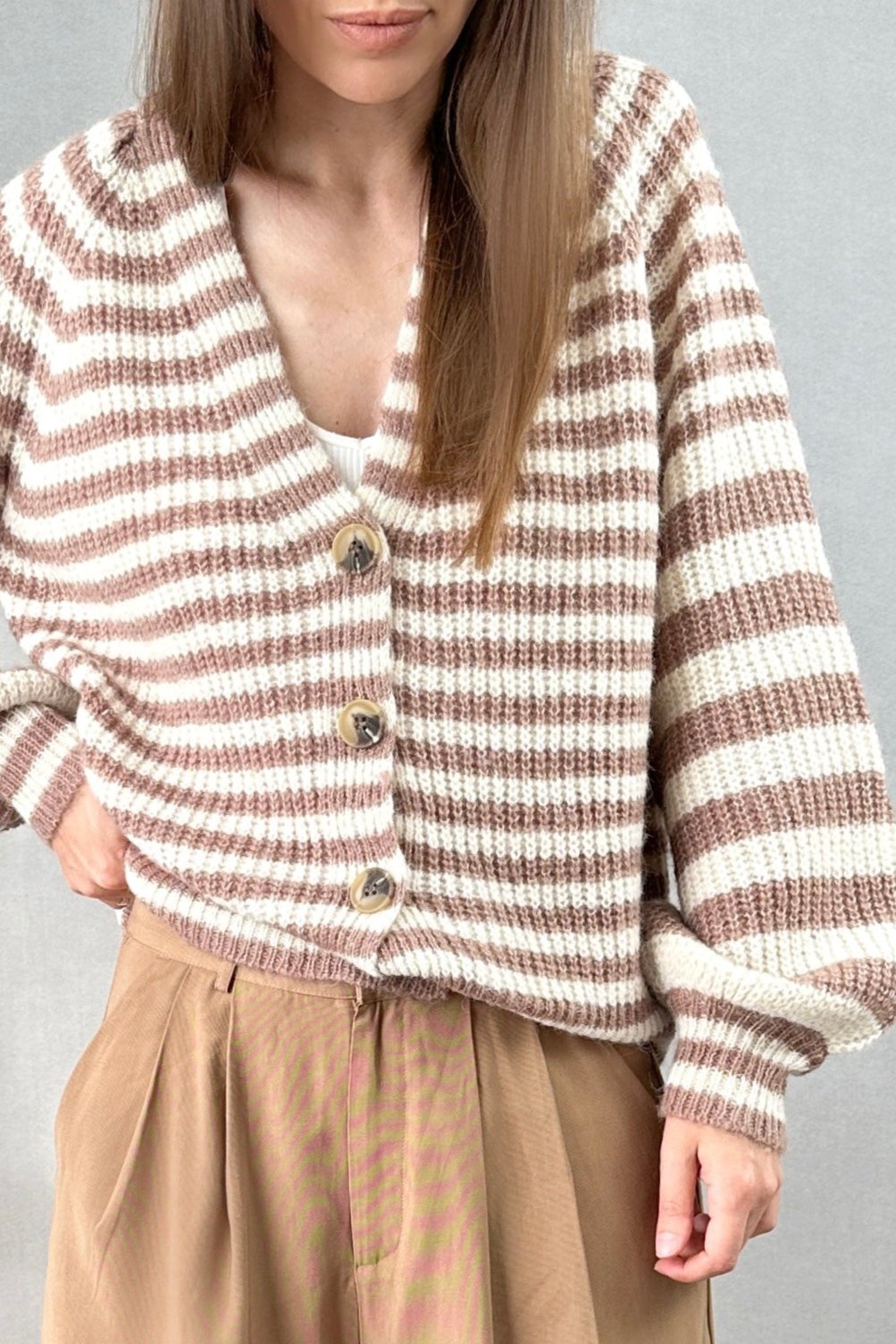 Gerda Striped Cardigan - alldeserved.com