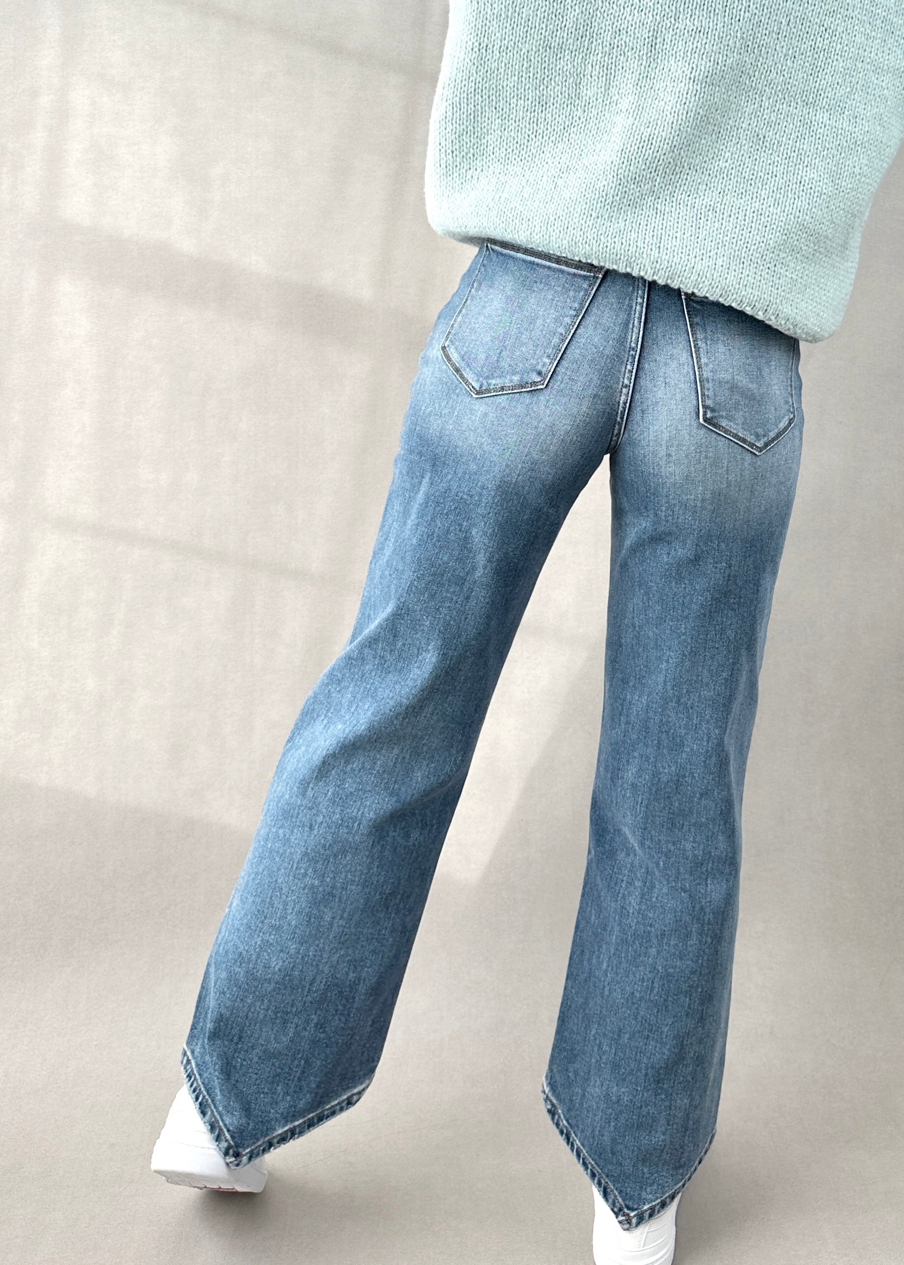 The Flood Pointed Hemline Jeans - alldeserved.com