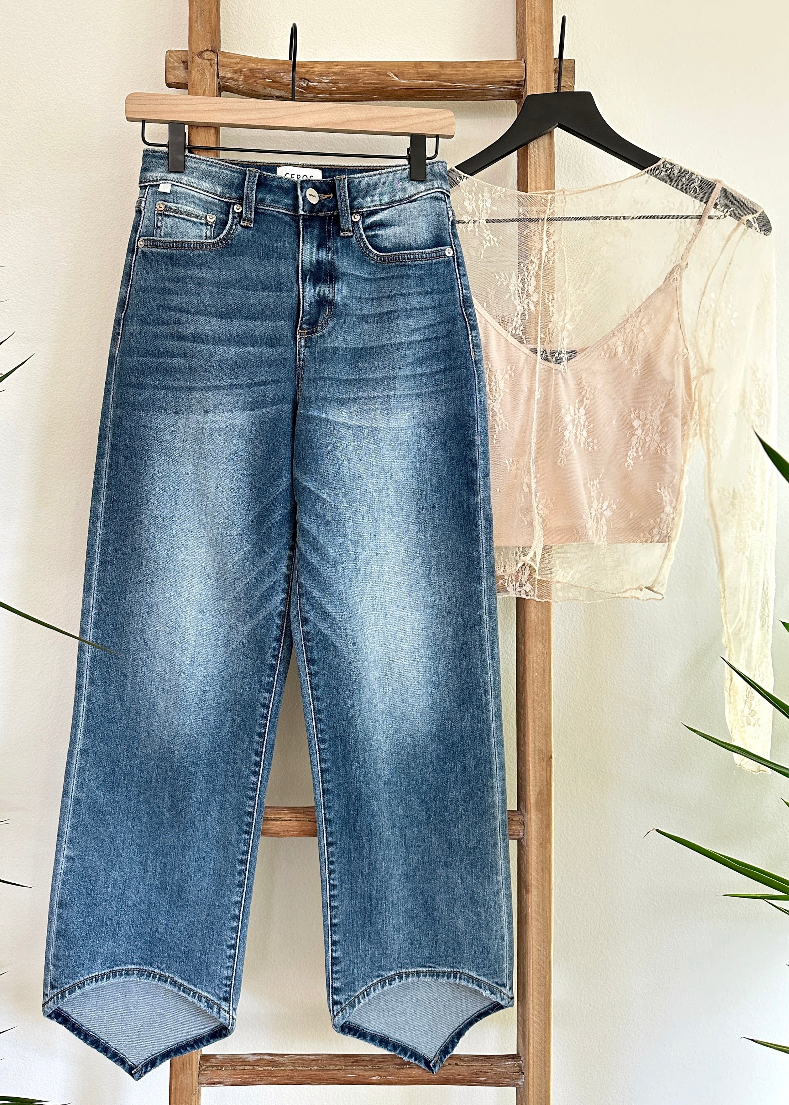 The Flood Pointed Hemline Jeans - alldeserved.com