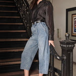 Tailor Cropped High-Rise Mom Jeans - alldeserved.com