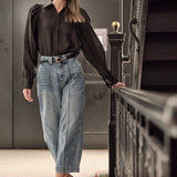 Tailor Cropped High-Rise Mom Jeans - alldeserved.com