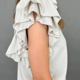 Dreamers Ruffle Sleeves Top - alldeserved.com