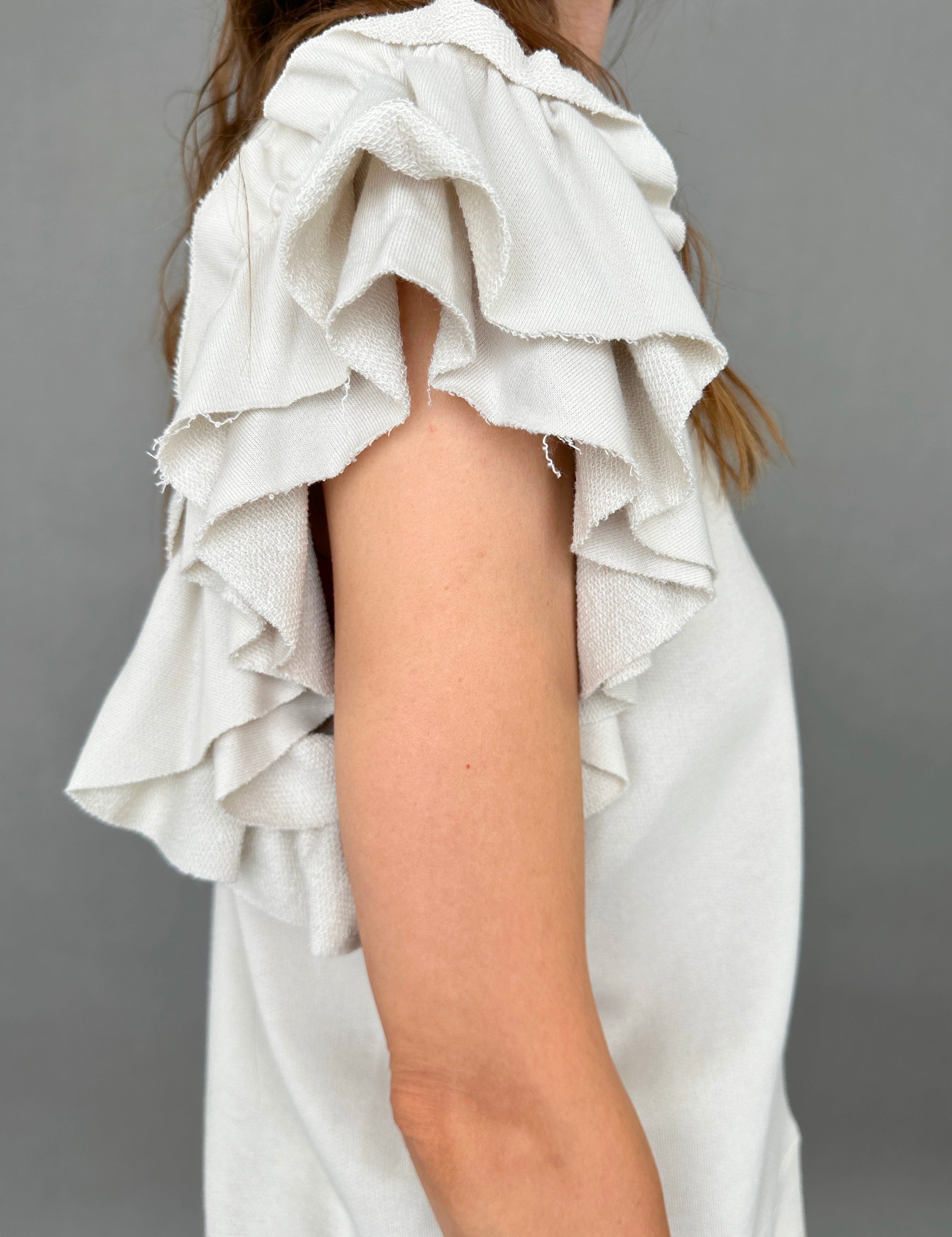 Dreamers Ruffle Sleeves Top - alldeserved.com