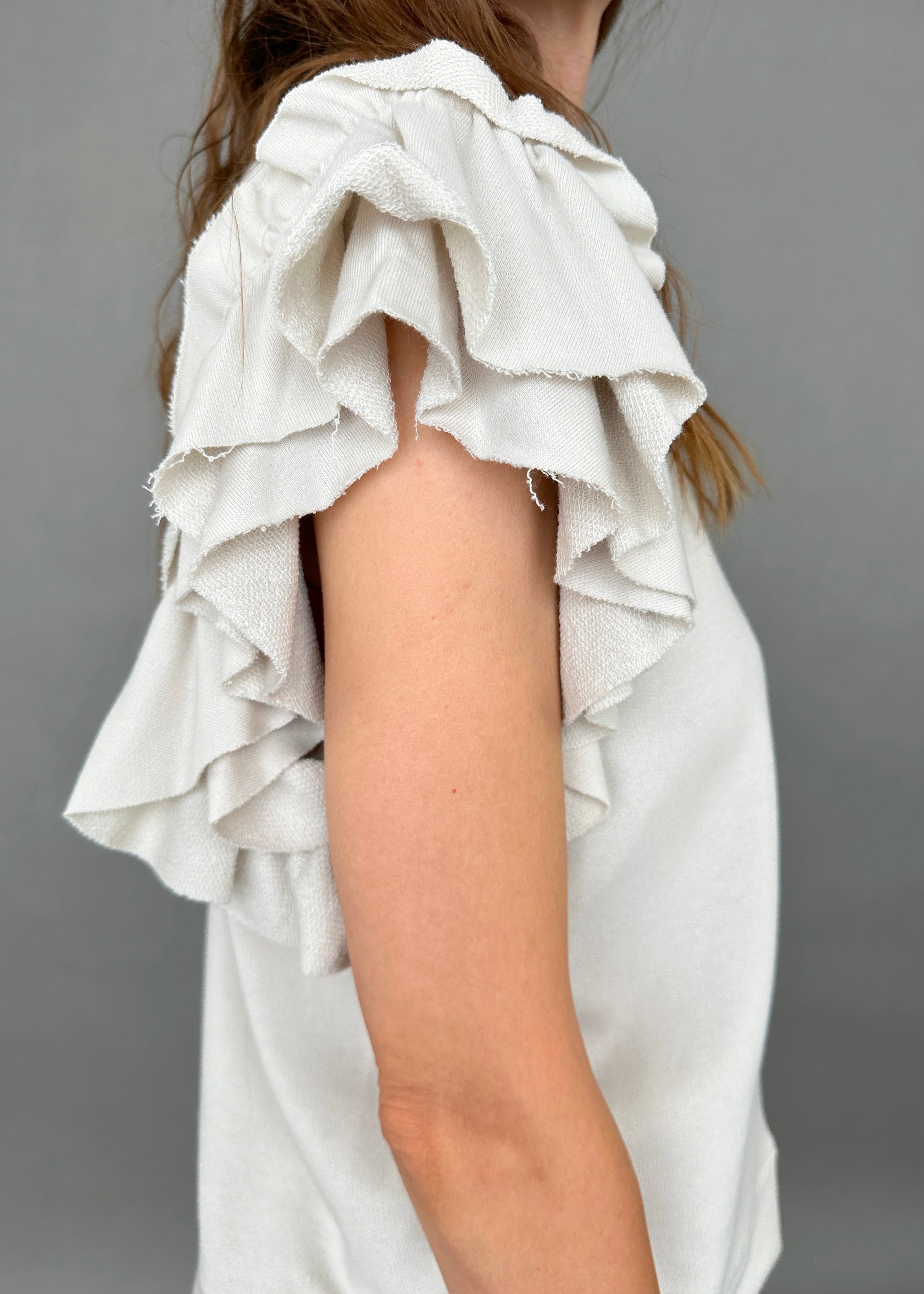 Dreamers Ruffle Sleeves Top - alldeserved.com