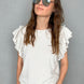 Dreamers Ruffle Sleeves Top - alldeserved.com