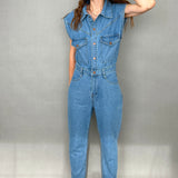 NYC Denim Jumpsuit - alldeserved.com