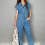 NYC Denim Jumpsuit - alldeserved.com