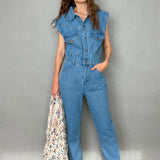NYC Denim Jumpsuit - alldeserved.com