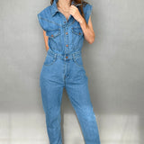 NYC Denim Jumpsuit - alldeserved.com