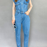 NYC Denim Jumpsuit - alldeserved.com