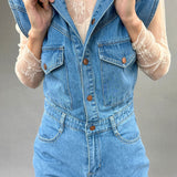 NYC Denim Jumpsuit - alldeserved.com