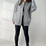 Petite Brushed Bomber Jacket - alldeserved.com